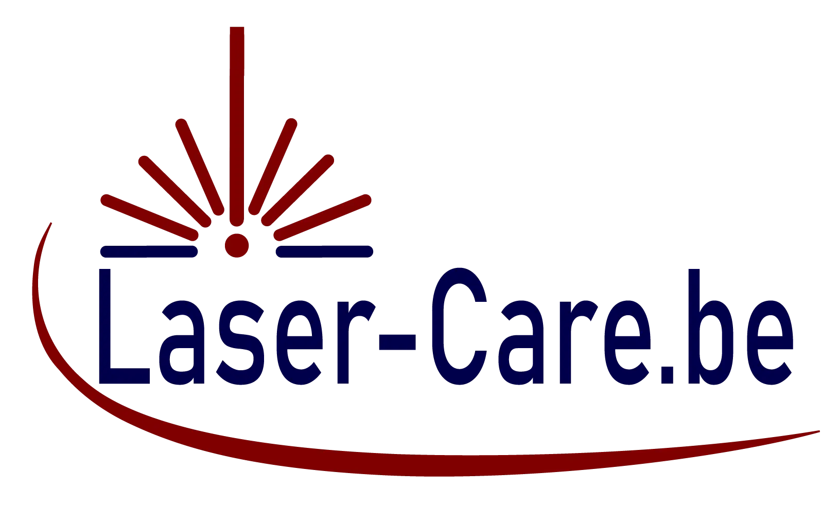logo laser care minimalist